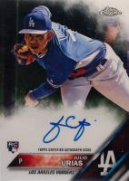 2016 Topps Chrome Rookie Autographs #RA-JU Julio Urias Baseball Card