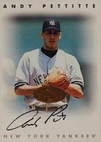 1996 Leaf Signature Autographs # Andy Pettitte Bronze Baseball Card