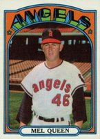 1972 Topps #196 Mel Queen Baseball Card