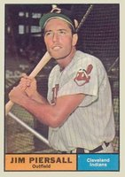 1961 Topps #345 Jim Piersall Baseball Card