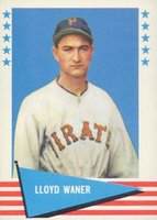 1961 Fleer #84 Lloyd Waner Baseball Card