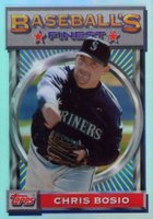1993 Finest #140 Chris Bosio Refractor Baseball Card