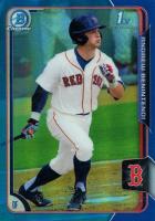 2015 Bowman Draft #182 Andrew Benintendi Chrome-Blue Refractor Baseball Card
