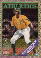 2023 Topps Silver Pack 1988 Chrome Promo #2T88C90 Esteury Ruiz Series 2 Baseball Card