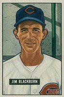 1951 Bowman #287 Jim Blackburn Baseball Card