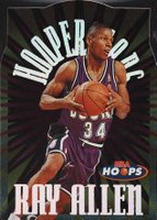 1997 Hoops Hoopstars #4 Ray Allen Basketball Card