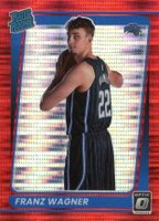 2021 Panini Donruss Optic #185 Franz Wagner Red Pulsar Basketball Card