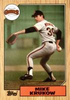 1987 Topps Tiffany #580 Mike Krukow Baseball Card