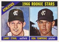 1966 Topps #107 Athletics Rookies Baseball Card