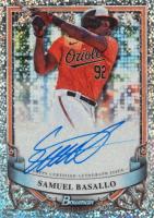 2024 Bowman Sterling Prospect Autographs #PASB Samuel Basallo Speckle Refractor Baseball Card