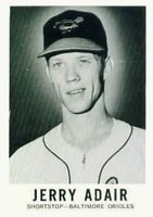 1960 Leaf #28 Jerry Adair Baseball Card