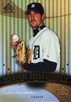 2005 Upper Deck Reflections #241 Justin Verlander Baseball Card