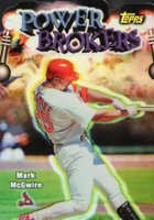1999 Topps Power Brokers #PB1 Mark McGwire Refractor Baseball Card