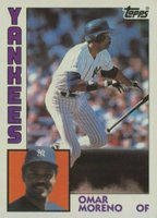 1984 Topps #16 Omar Moreno Baseball Card