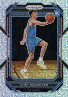 2022 Panini Prizm #266 Chet Holmgren Mojo Prizm Basketball Card