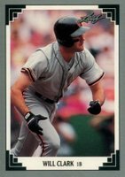 1991 Leaf Preview #12 Will Clark Baseball Card
