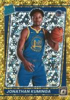 2021 Panini Donruss Optic #190 Jonathan Kuminga Fast Break Gold Basketball Card
