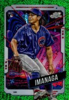 2024 Topps Chrome Cosmic #199 Shota Imanaga Green Space Dust Refractor Baseball Card