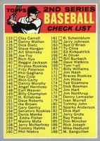 1970 Topps #128a 2nd Series Checklist 133-263 #226 R Baseball Card
