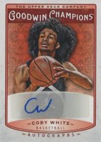2019 Goodwin Champions Autograph #A-CW Coby White Basketball Card
