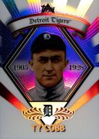 2009 Topps Legends Chrome Wal Mart Cereal #PR-15 Ty Cobb Platinum Refractor Baseball Card