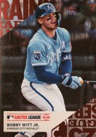 2025 Topps Training Grounds #TG6 Bobby Witt Jr. Baseball Card