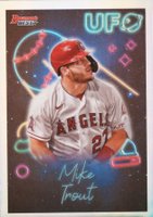 2022 Bowman's Best Bowman UFO #UFO1 Mike Trout Baseball Card