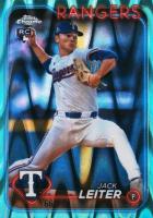 2024 Topps Chrome Update #USC105 Jack Leiter Aqua Raywave Baseball Card