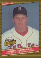 1986 Donruss Highlights #6 Roger Clemens 