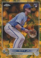 2022 Topps Chrome Sapphire Edition #72 Bobby Witt Jr. Gold Baseball Card