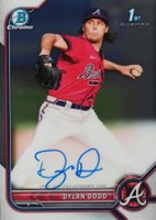 2022 Bowman Chrome Prospect Autographs #CPADD Dylan Dodd Baseball Card