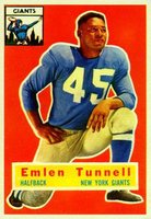 1956 Topps #17 Emlen Tunnell Football Card