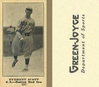1916 Green-Joyce #157 Everett Scott Baseball Card
