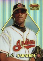 1999 Bowman's Best #171 C.C. Sabathia Refractor Baseball Card