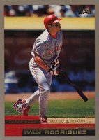 2000 Topps Limited Edition #64 Ivan Rodriguez Baseball Card
