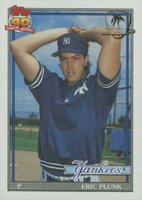 1991 Topps Desert Shield #786 Eric Plunk Baseball Card
