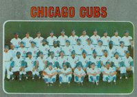 1970 Topps #593 Chicago Cubs Team Baseball Card