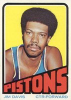 1972 Topps #51 Jim Davis Basketball Card