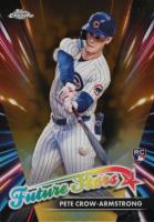 2024 Topps Chrome Update Future Stars #FSU19 Pete Crow-Armstrong Gold Refractor Baseball Card