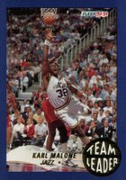1992 Fleer Team Leaders #26 Karl Malone Basketball Card