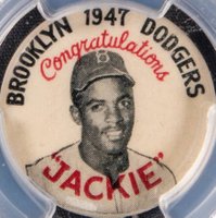 1947 Jackie Robinson Pins # Jackie Robinson Jackie Baseball Card