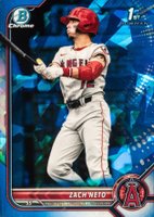 2022 Bowman Draft Chrome Sapphire Edition #BDC18 Zach Neto Baseball Card
