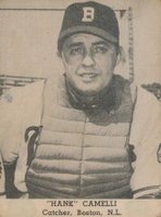 1947 Tip Top Bread # Hank Camelli Baseball Card