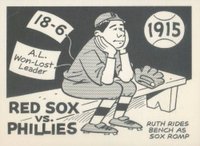 1967 Laughlin World Series #12 1915- Red Sox Vs. Phillies Baseball Card