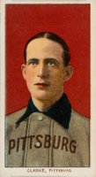 1909 White Borders Piedmont & Sweet Caporal #92 Fred Clarke Portrait Baseball Card