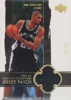 2003 Upper Deck Exquisite Collection #35-P Tim Duncan Patch Basketball Card