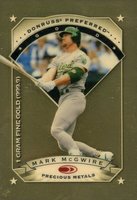 1997 Donruss Preferred Precious Metals #9 Mark McGwire Baseball Card