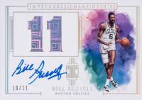 2018 Panini Impeccable Impeccable Championships Autographs #CHBRS Bill Russell Basketball Card
