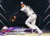 2018 Topps Update #US159 Nolan Arenado Black Baseball Card