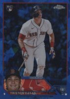 2023 Topps Chrome Sapphire #92 Triston Casas Baseball Card